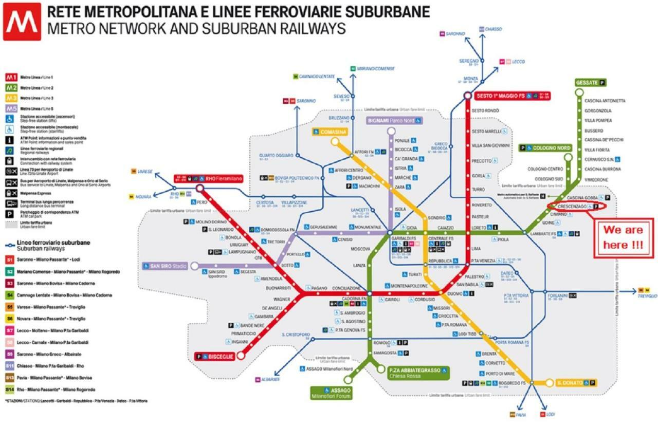 Appartamento Palmanova Vicino Alla Metropolitana Milano Exteriör bild